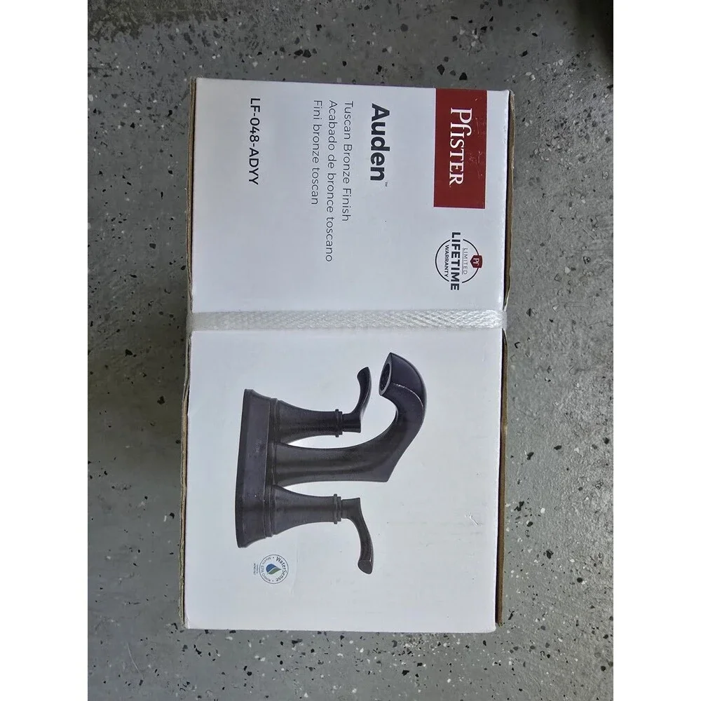 Pfister Auden Tuscan Bronze 2-Handle 4-in centerset Bathroom Sink Faucet New